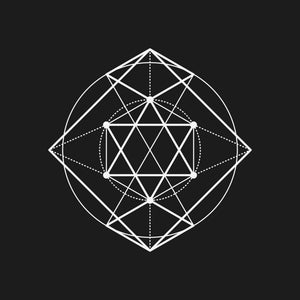 Sacred Geometry 48 Sticker