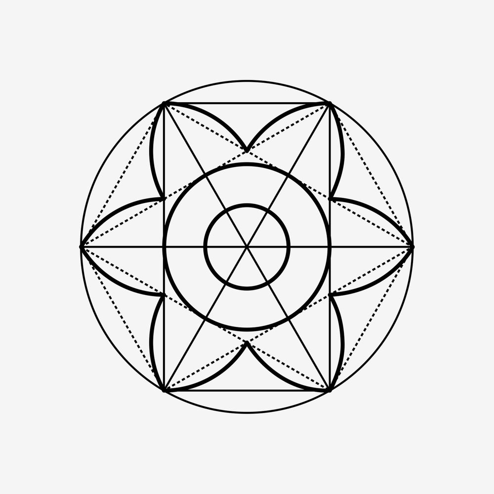 Sacred Geometry 49 Sticker