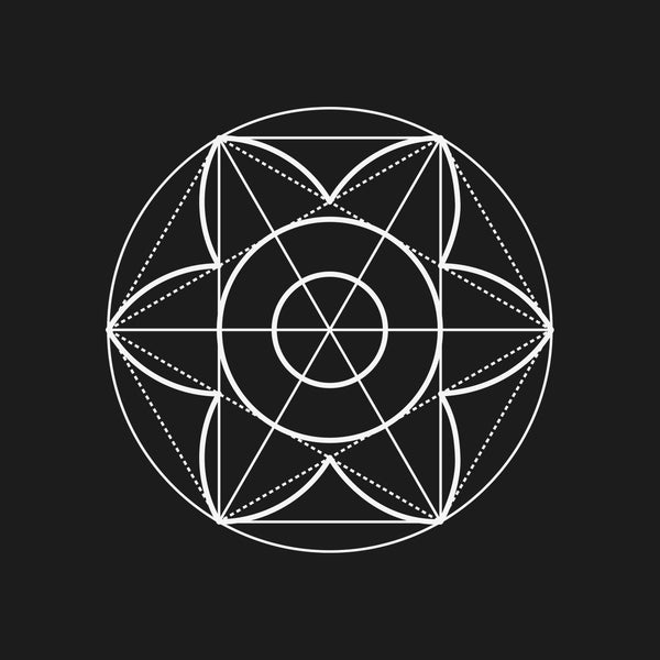 Sacred Geometry 49 Sticker