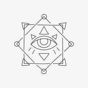 Sacred Geometry 5 Sticker
