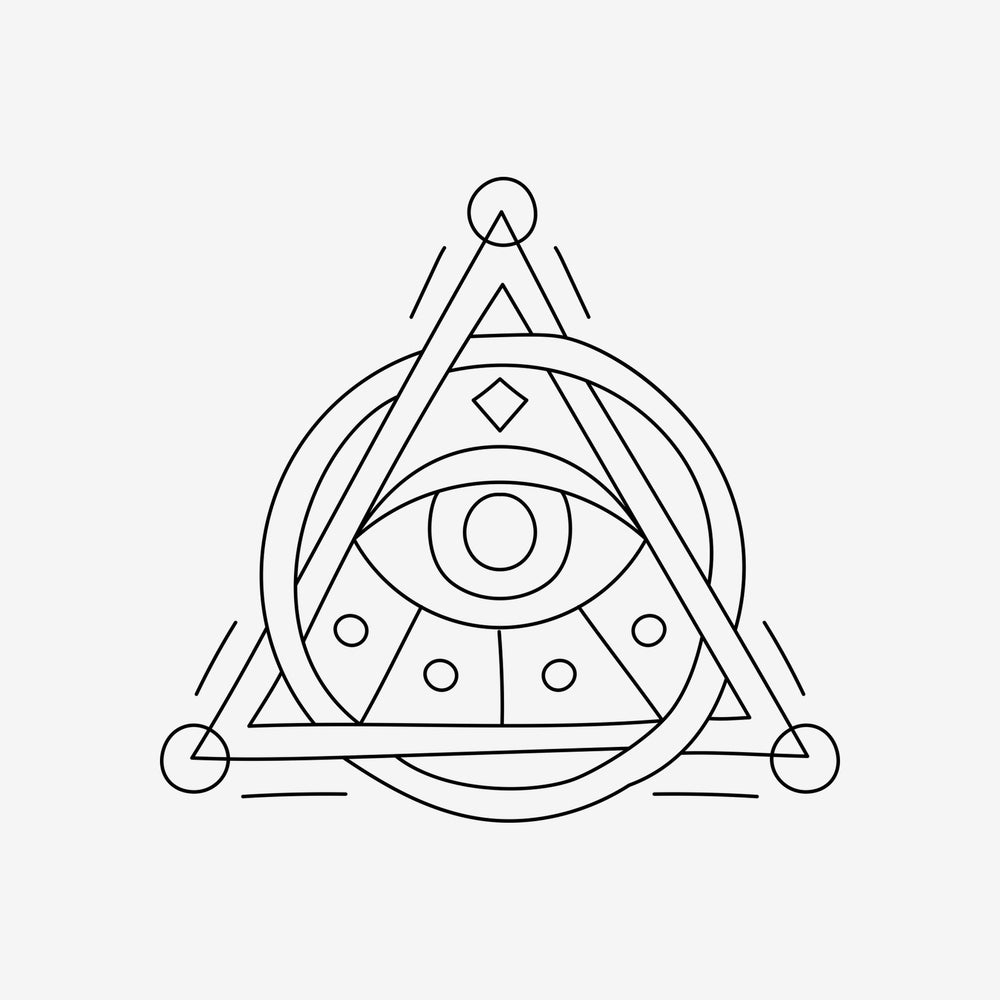 Sacred Geometry 6 Sticker