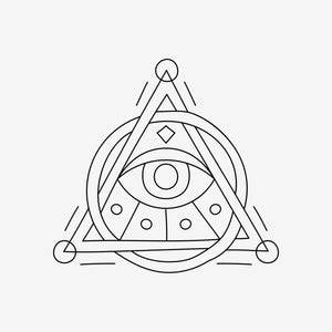 Sacred Geometry 6 Sticker