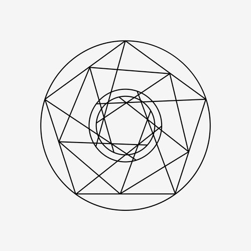 Sacred Geometry 69 Sticker
