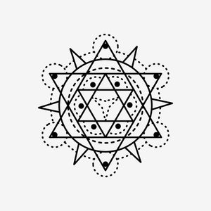 Sacred Geometry 7 Sticker