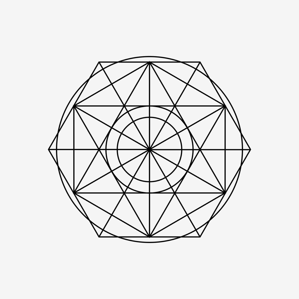Sacred Geometry 72 Sticker