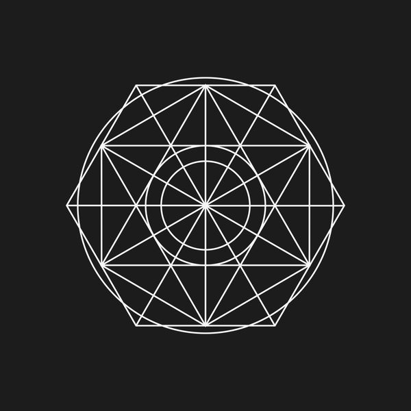 Sacred Geometry 72 Sticker