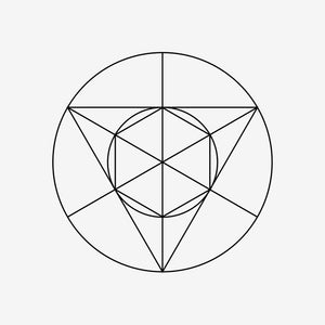 Sacred Geometry 77 Sticker
