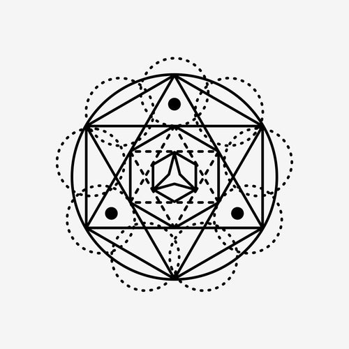 Sacred Geometry 8 Sticker