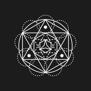 Sacred Geometry 8 Sticker