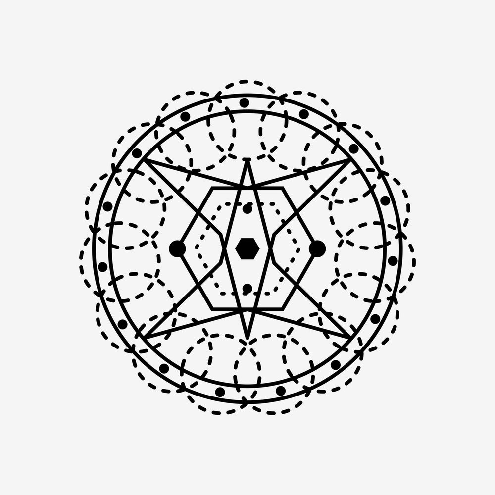 Sacred Geometry 9 Sticker