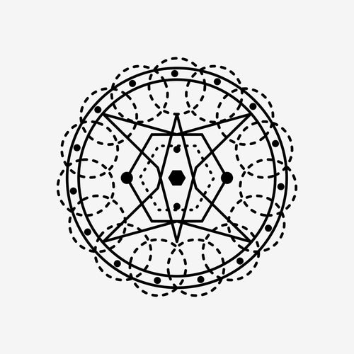 Sacred Geometry 9 Sticker