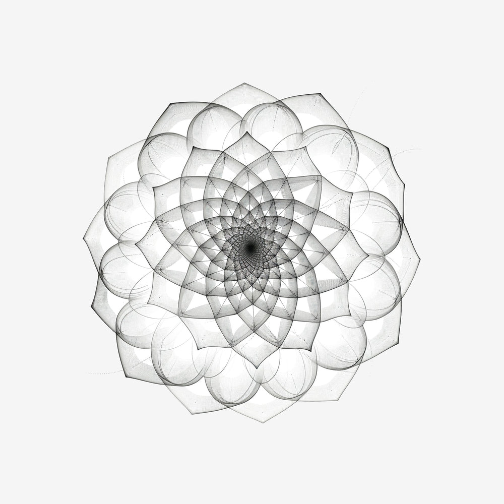 Fibonacci Spiral 12 Sticker