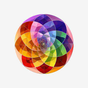 Fibonacci Spiral 13 Sticker