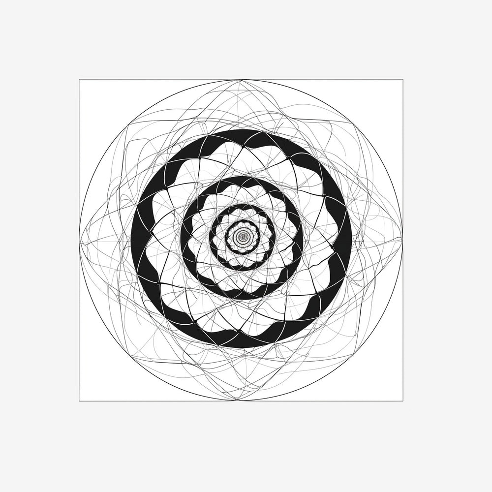 Fibonacci Spiral 14 Sticker