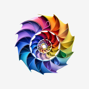 Fibonacci Spiral 4 Sticker