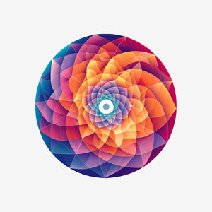 Fibonacci Spiral 9 Sticker