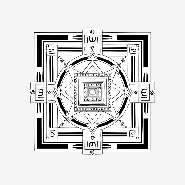 Sri Yantra 3 Sticker