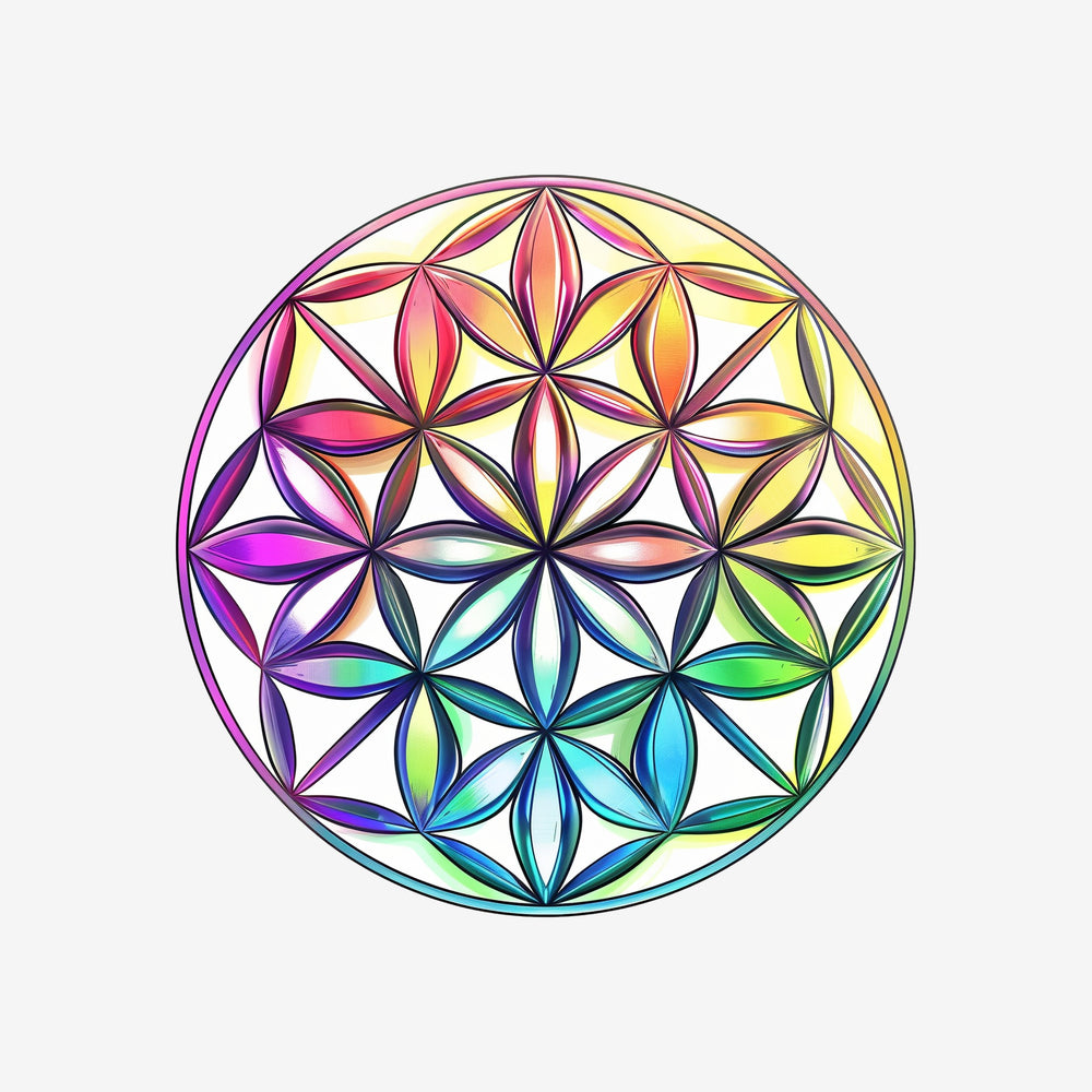 Flower Of Life 3 Sticker