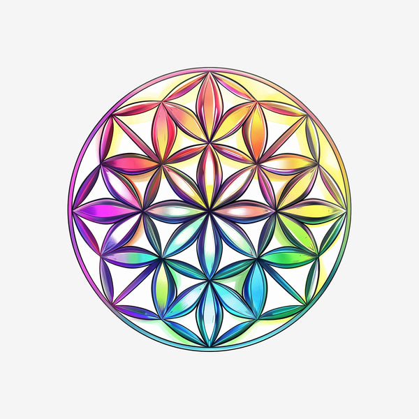 Flower Of Life 3 Sticker