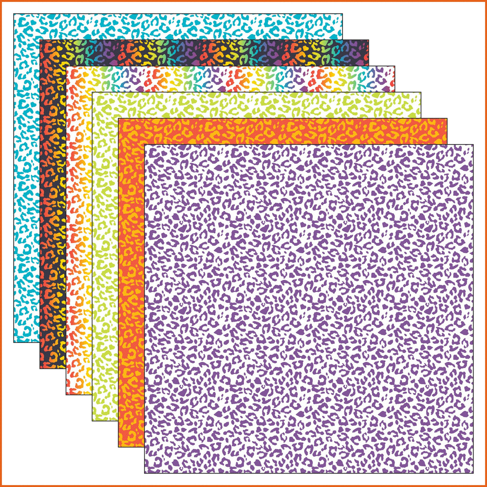 Bright Cheetah Vinyl Pattern