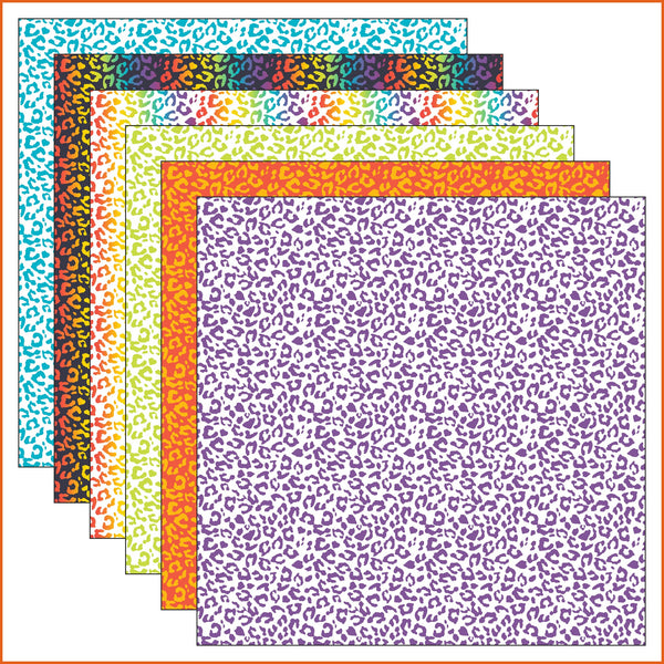 Bright Cheetah Vinyl Pattern