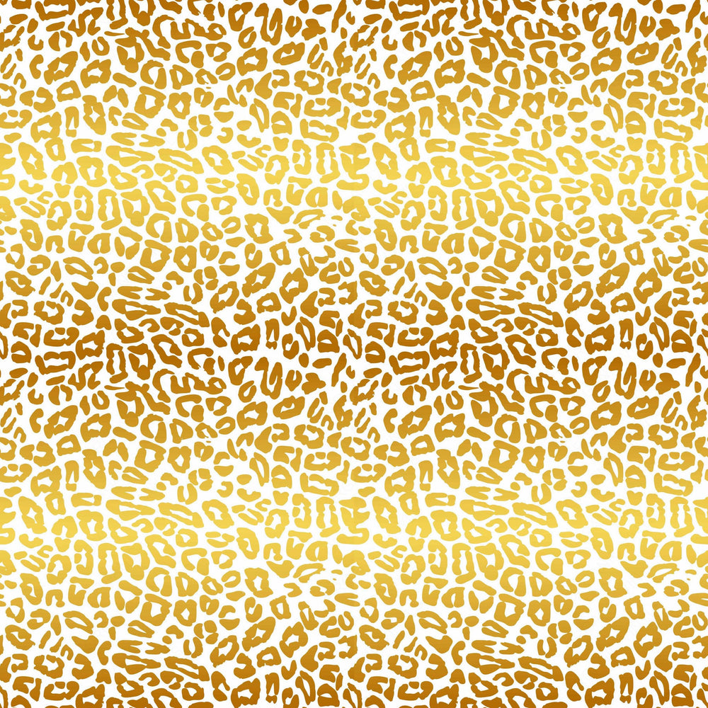 Gold & White Animal Vinyl Pattern