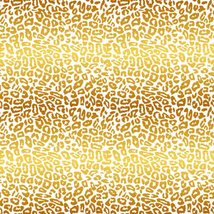 Gold & White Animal Vinyl Pattern