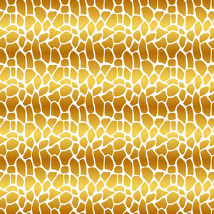 Gold & White Animal Vinyl Pattern