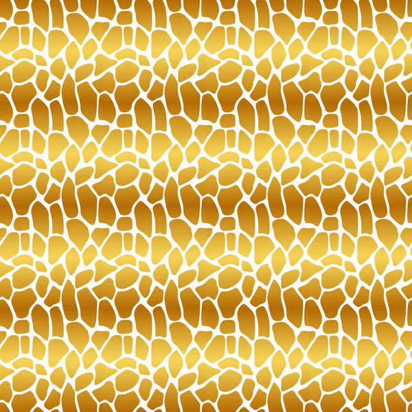 Gold & White Animal Vinyl Pattern