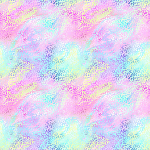 Iridescent Leopard Vinyl Pattern