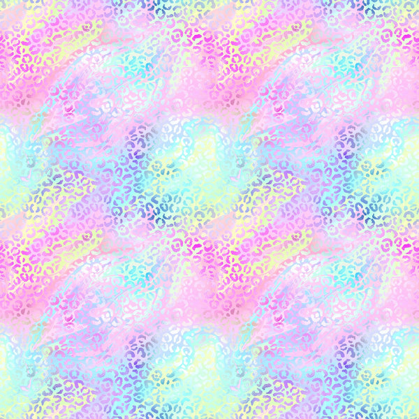 Iridescent Leopard Vinyl Pattern