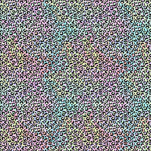 Iridescent Leopard Vinyl Pattern