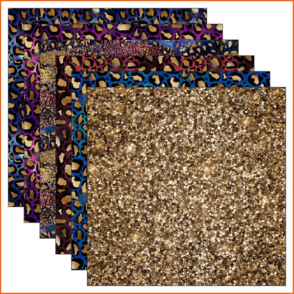 Space Leopard Vinyl Pattern