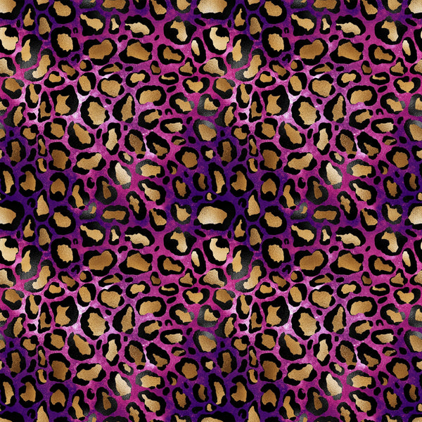 Space Leopard Vinyl Pattern
