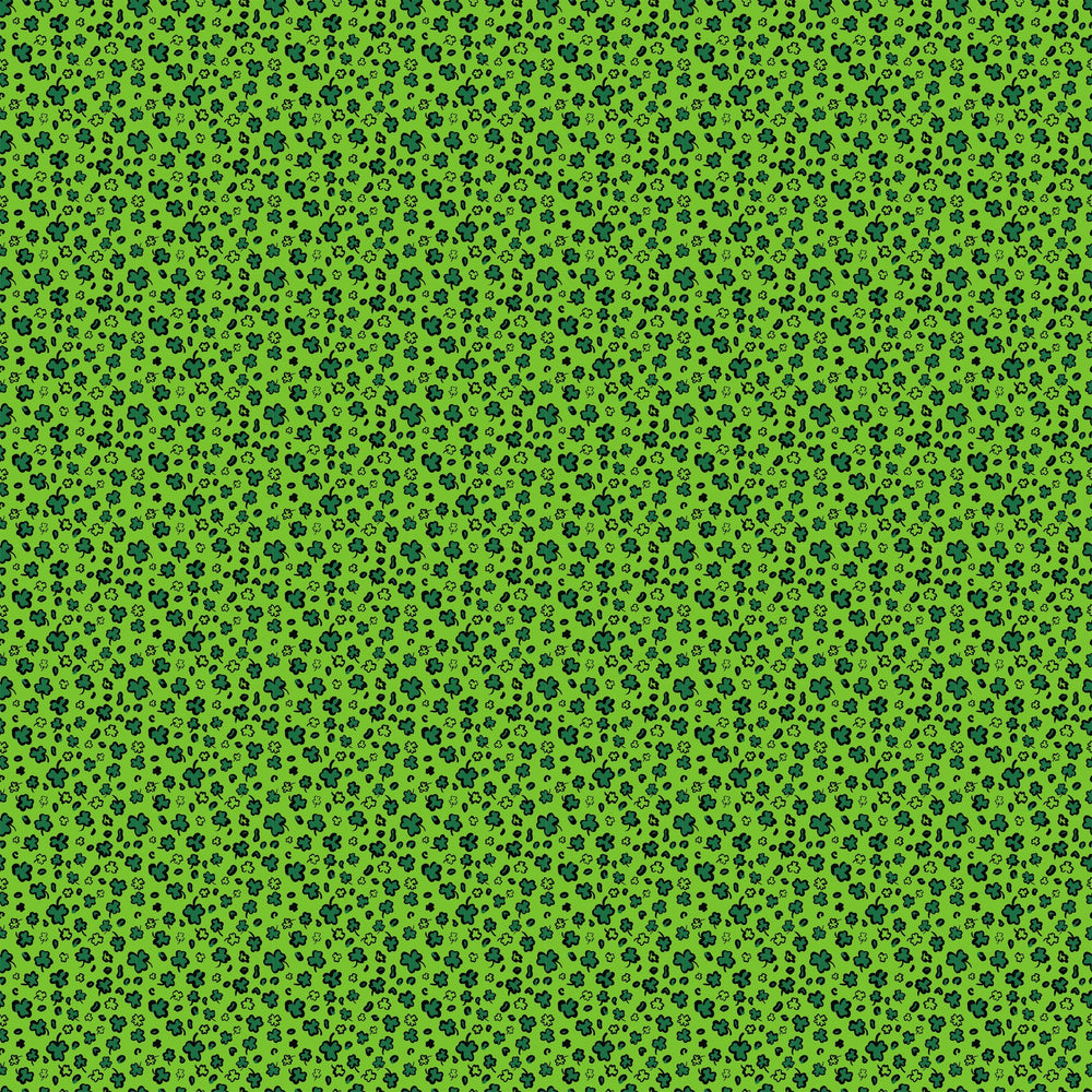 St Patricks Day Leopard Vinyl Pattern