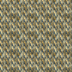 Blue And Gold Leopard Vinyl Pattern
