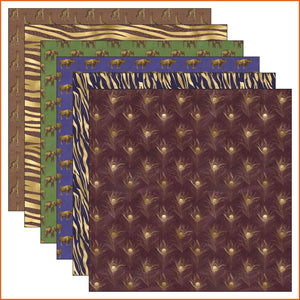 Gold Leather Animal Vinyl Pattern