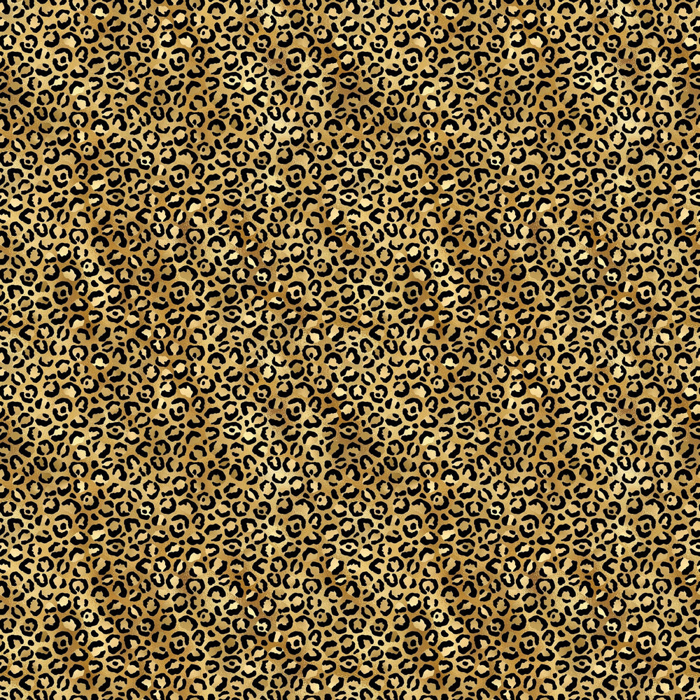 Gold Leopard Vinyl Pattern