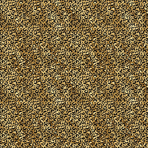 Gold Leopard Vinyl Pattern