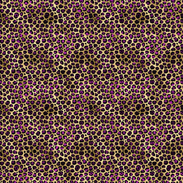Gold Leopard Vinyl Pattern
