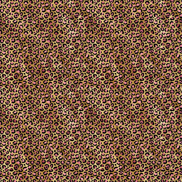 Gold Leopard Vinyl Pattern