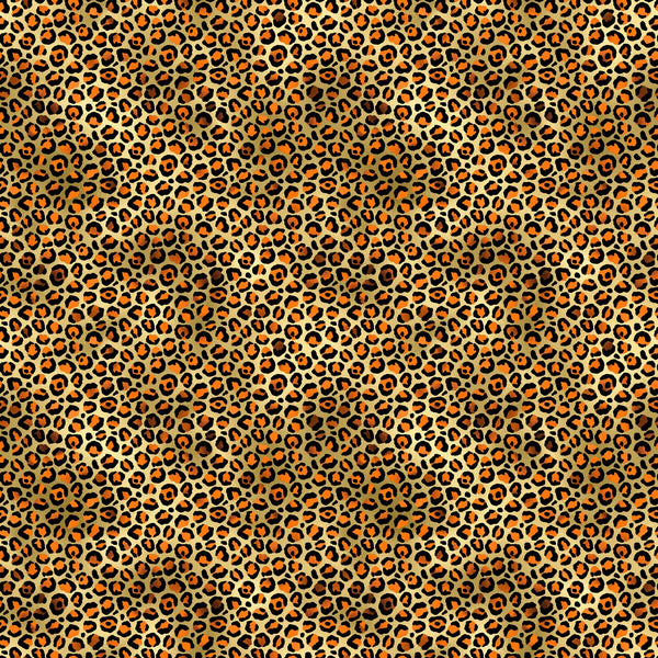 Gold Leopard Vinyl Pattern