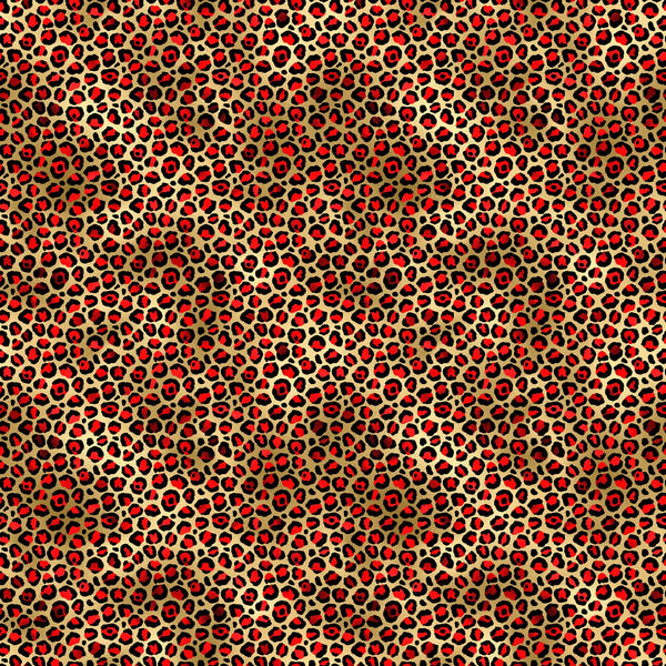 Gold Leopard Vinyl Pattern