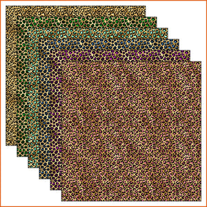 Gold Leopard Vinyl Pattern
