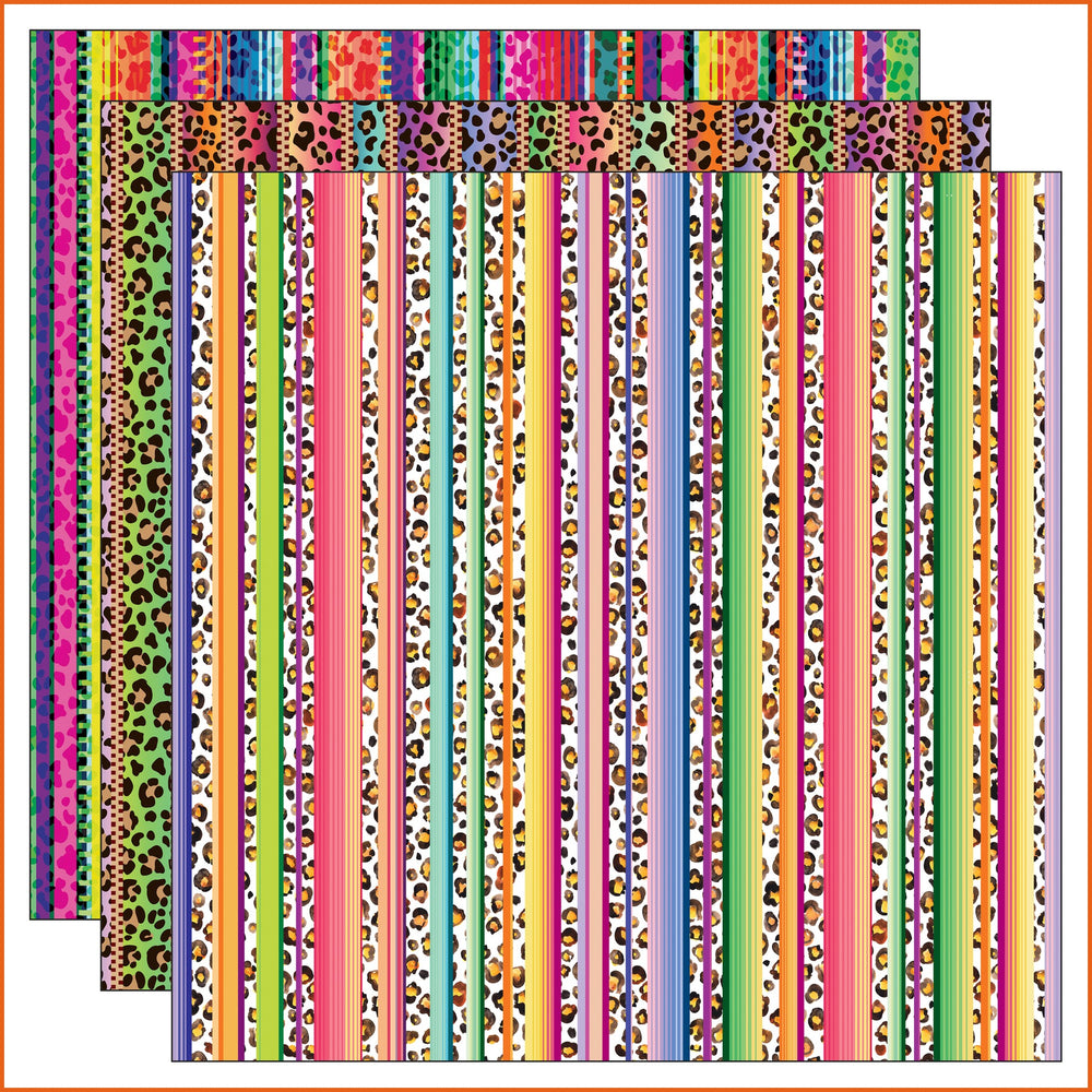 Serape Leopard Vinyl Pattern