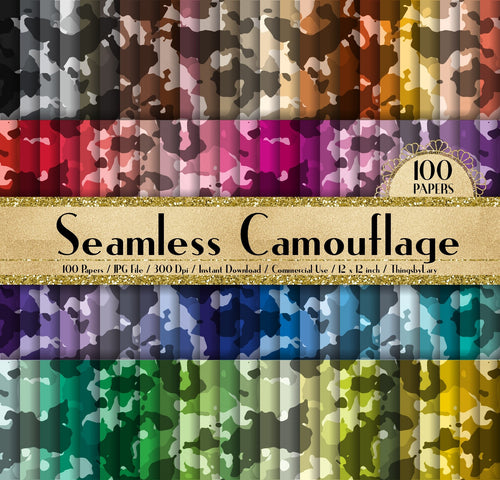 Army Camouflage Vinyl Pattern