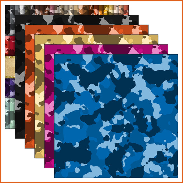 Army Camouflage Vinyl Pattern