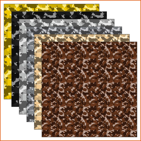 Camouflage Patterns Mix 1 Vinyl Pattern