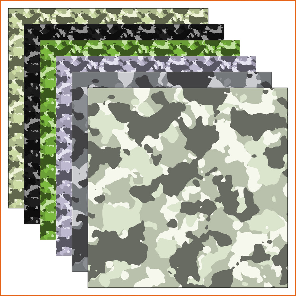 Camouflage Patterns Mix 3 Vinyl Pattern