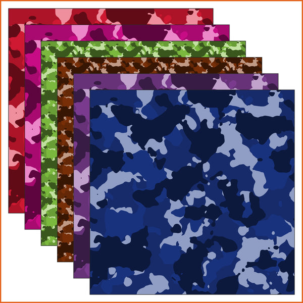 Camouflage Patterns Mix 4 Vinyl Pattern